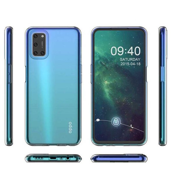 Oppo A72 Kılıf Zore Süper Silikon - Resim 3