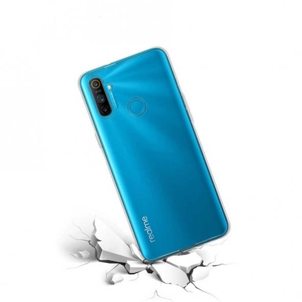 Realme C3 Kılıf Zore Süper Silikon - Resim 2