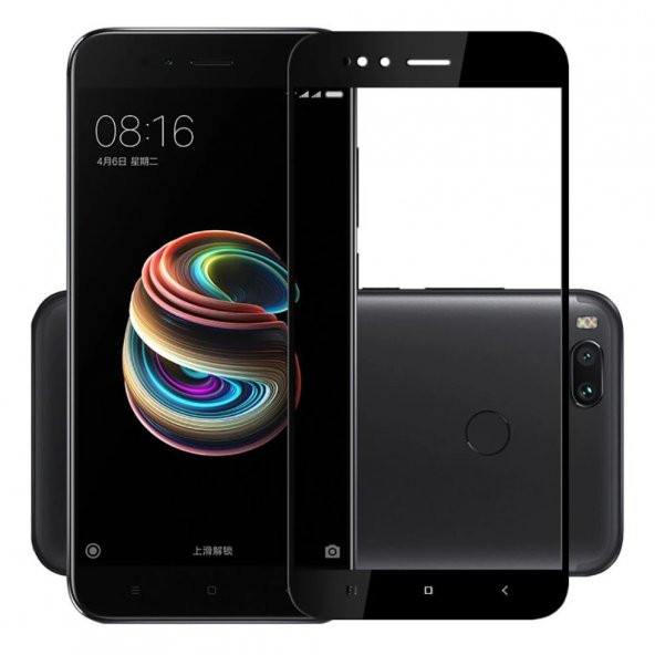 Bufalo Xiaomi Mi A1 NANO 10D Cam Ekran Koruyucu Siyah ürün görseli 1