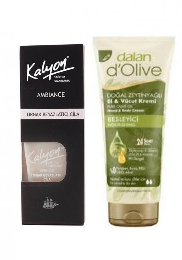 Kalyon Tırnak Beyazlatıcı Cila + Dalan Tüp Krem 20 Ml ürün görseli 1