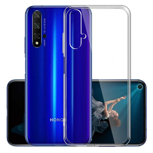 Huawei Nova 5T Kılıf  Evastore Süper Silikon - Resim 2