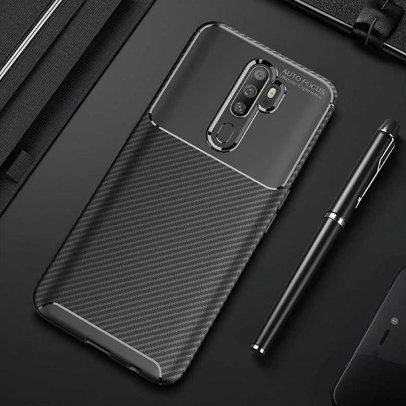 Oppo A9 2020 Kılıf  Evastore Negro Silikon - Resim 2