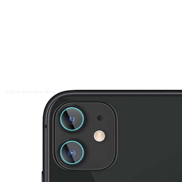 Apple iPhone 11  Evastore 3D Full Kamera Koruyucu - Resim 2