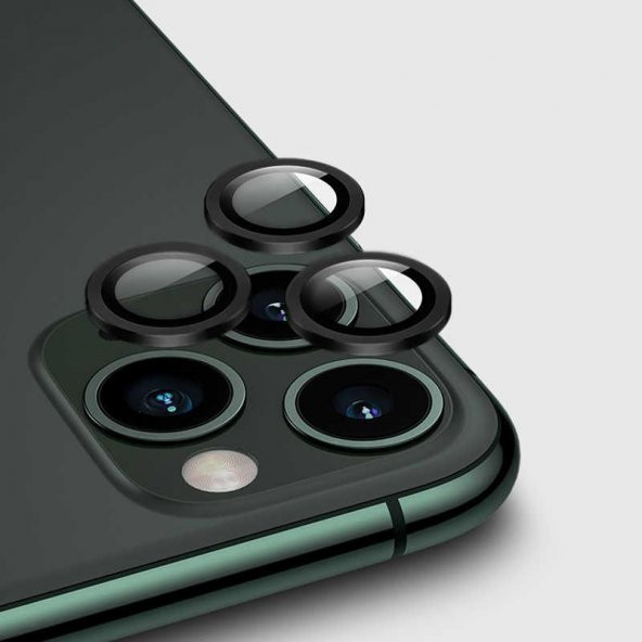 Apple iPhone 11 Pro Max CL-01 Kamera Lens Koruyucu - Resim 2