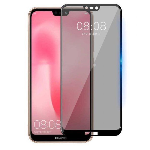 Huawei Mate 20 Lite  Evastore New 5D Privacy Temperli Ekran Koruyucu ürün görseli 1