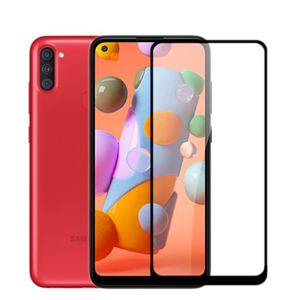 Galaxy A11  Evastore Kenarları Kırılmaya Dayanıklı Cam Ekran Koruyucu ürün görseli 1