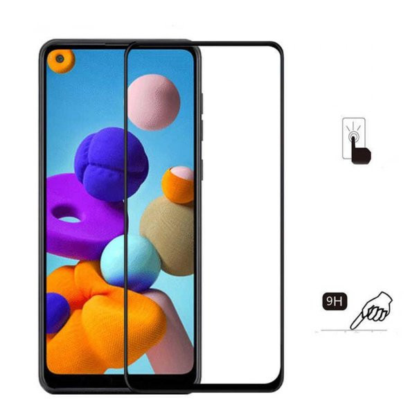 Galaxy A21S  Evastore Kenarları Kırılmaya Dayanıklı Cam Ekran Koruyucu ürün görseli 1