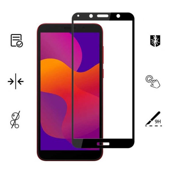 Huawei Y5P  Evastore Kenarları Kırılmaya Dayanıklı Cam Ekran Koruyucu ürün görseli 1