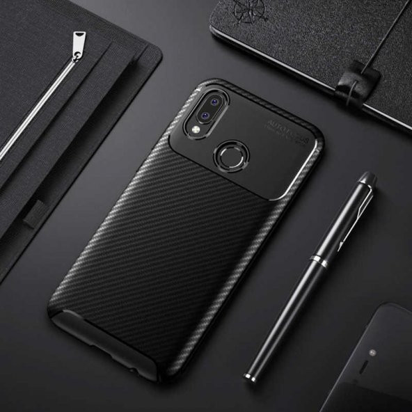 Huawei P20 Lite Kılıf  Evastore Negro Silikon - Resim 2