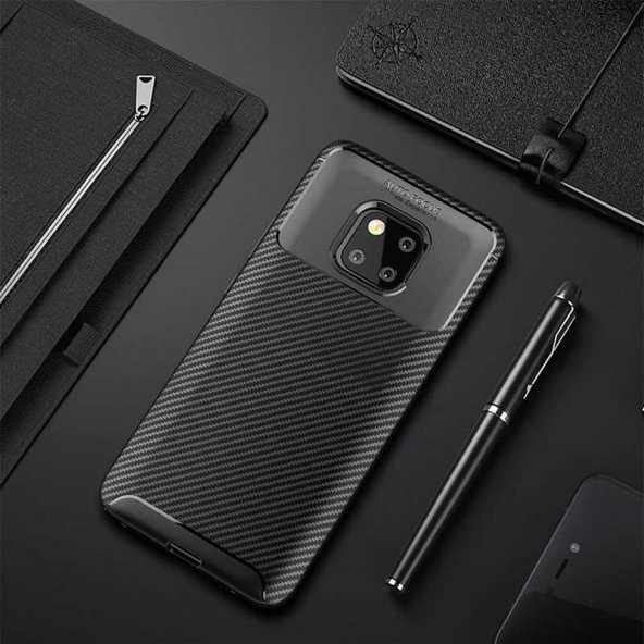 Huawei Mate 20 Pro Kılıf  Evastore Negro Silikon - Resim 2