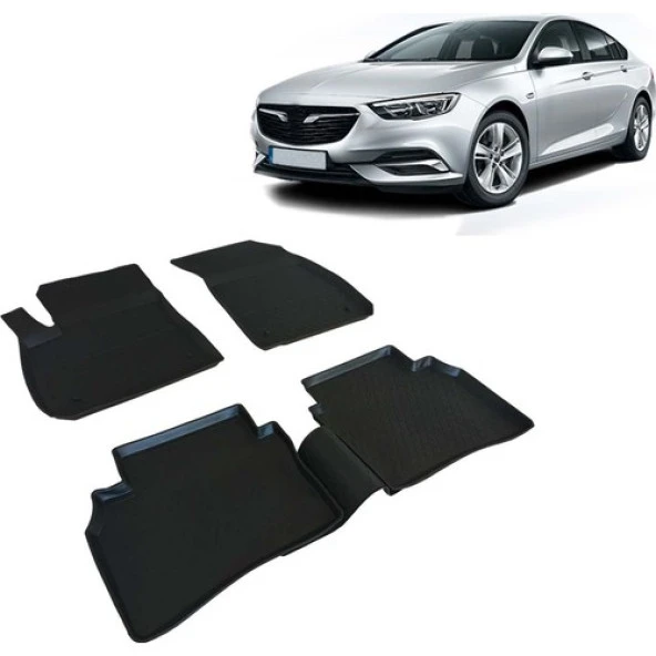 Opel İnsignia 2017-2021 REFREF 4D Havuzlu Kauçuk Paspas ürün görseli 1
