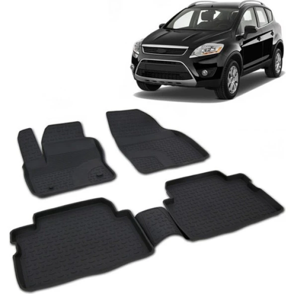 Ford Kuga 4D Havuzlu Paspas 2008-2019 ürün görseli 1