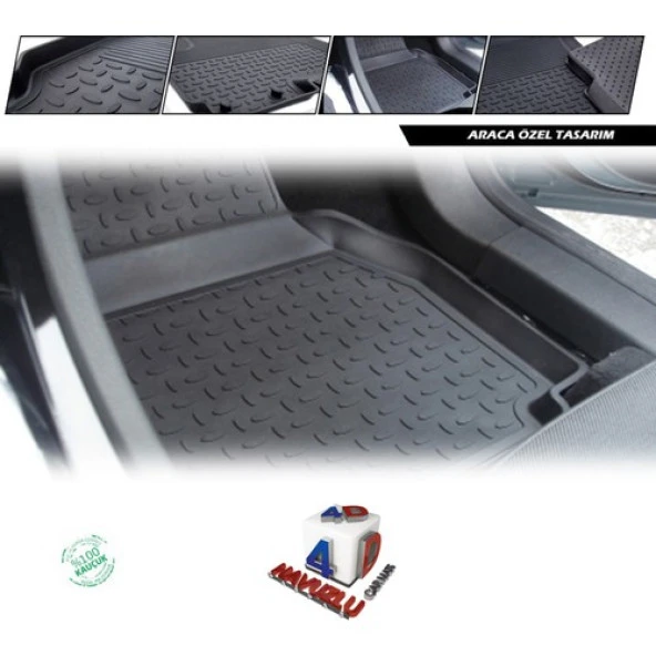 Skoda Superb 4D Havuzlu Paspas 2015 ve Üzeri A+Plus - Resim 3