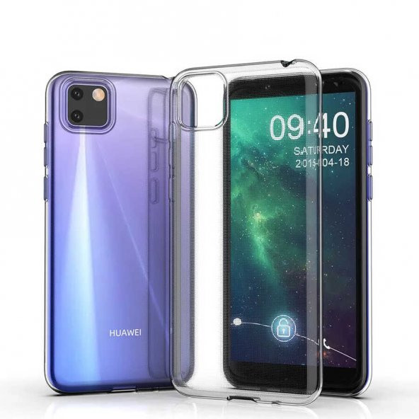 Huawei Y5P Kılıf Zore Süper Silikon - Resim 2