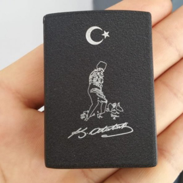 Atatürk Temalı Pürmüz Alevli Gazlı Çakmak ürün görseli 1