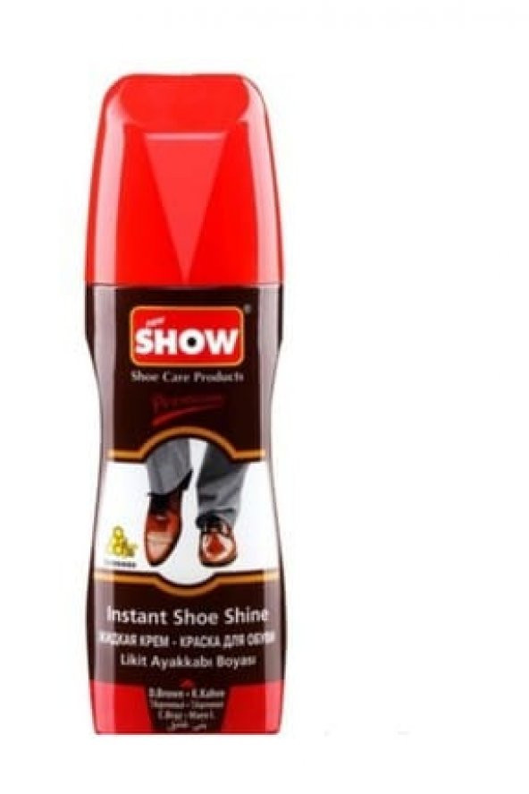 2 ADET KOYU KAHVE RENGİ LİKİT BOYA SHOW 75 GR ürün görseli 1