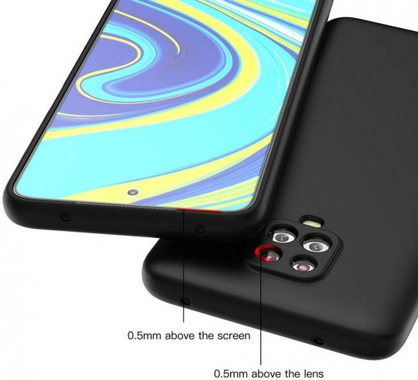Xiaomi Redmi Note 9S - 9 Pro Kılıf 3D Maksimum Kamera Korumalı - Resim 6