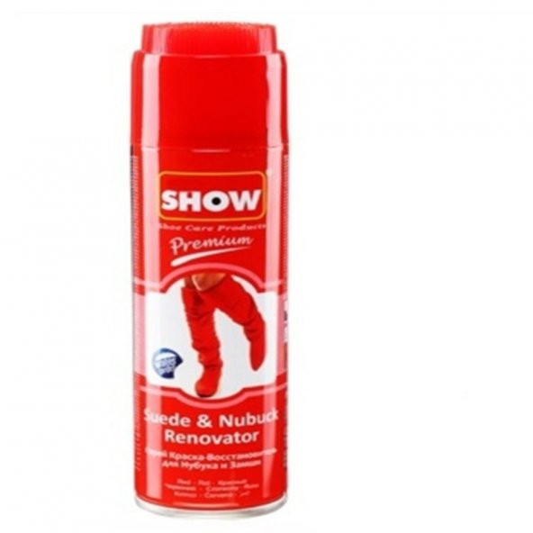 KIRMIZI SHOW SÜET NUBUK SPREY BOYA 250 ML ürün görseli 1