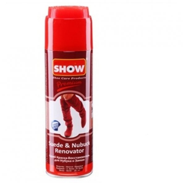 BORDO SHOW SÜET NUBUK SPREY BOYA 250 ML ürün görseli 1