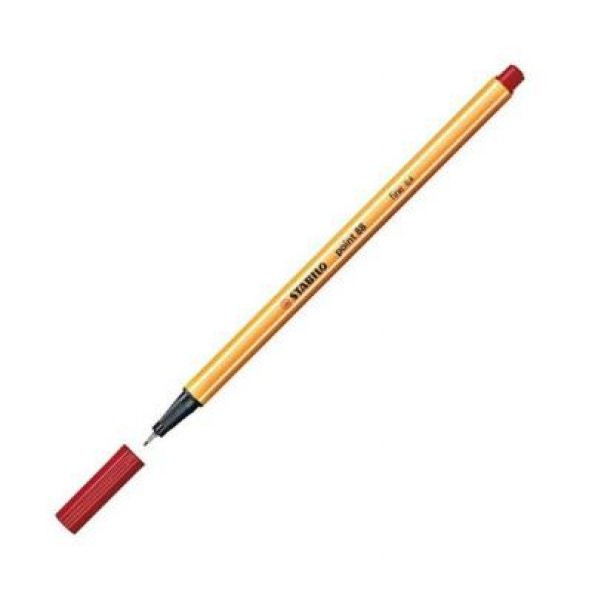 STABILO FINELINER KALEM KOYU KIRMIZI TEKLI (88/50) ürün görseli 1