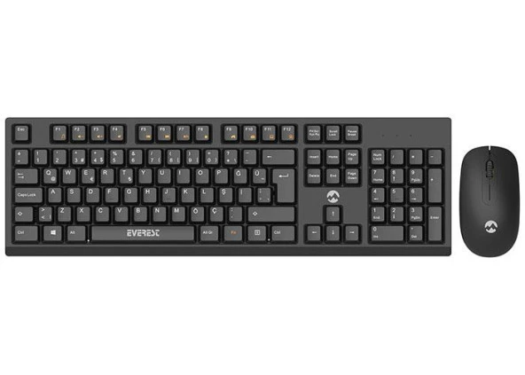 EVEREST KLAVYE+MOUSE Q USB KABLOSUZ (KM-2510) ürün görseli 1