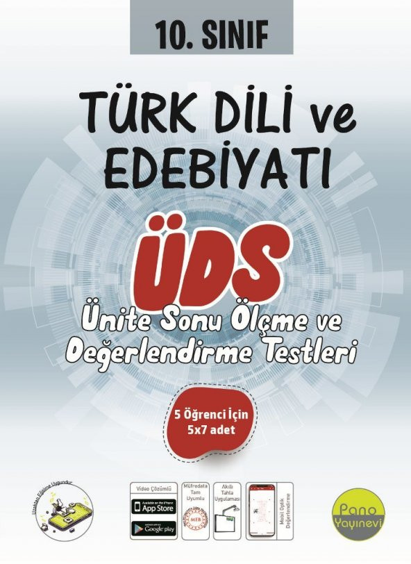 Pano 10. Sınıf Edebiyat Ünite Değerlendirme Sınavı ürün görseli 1