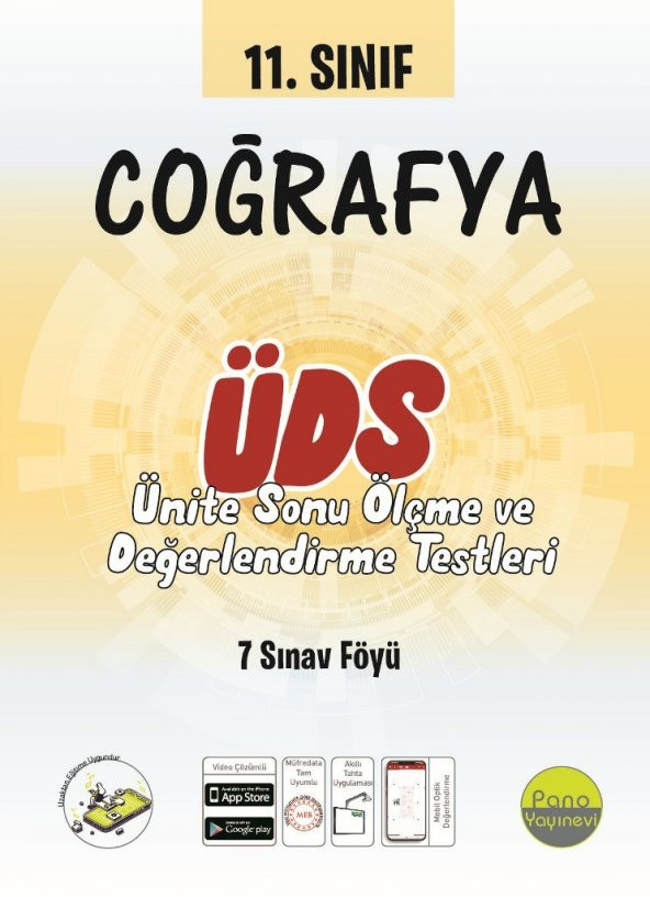 Pano 11. Sınıf Coğrafya Ünite Değerlendirme Sınavı (7 Sınav) ürün görseli 1
