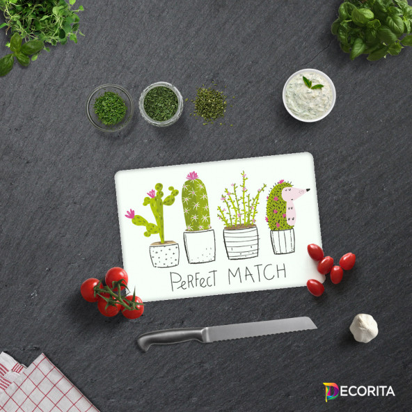 DECORITA Cam Kesme Tahtası- Perfect Match ürün görseli 1
