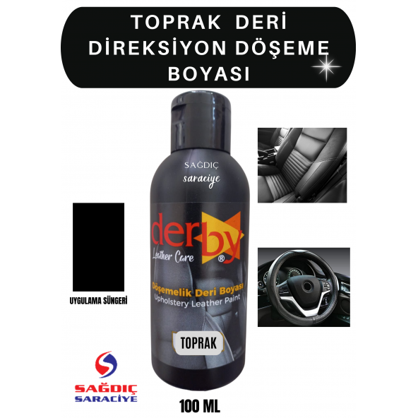 Derby Toprak Deri Oto Koltuk Direksiyon Döşeme Boyası ürün görseli 1
