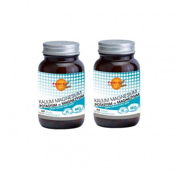 Force Nutrition Potasyum Magnesyum 60 Tablet 2 Adet ürün görseli 1