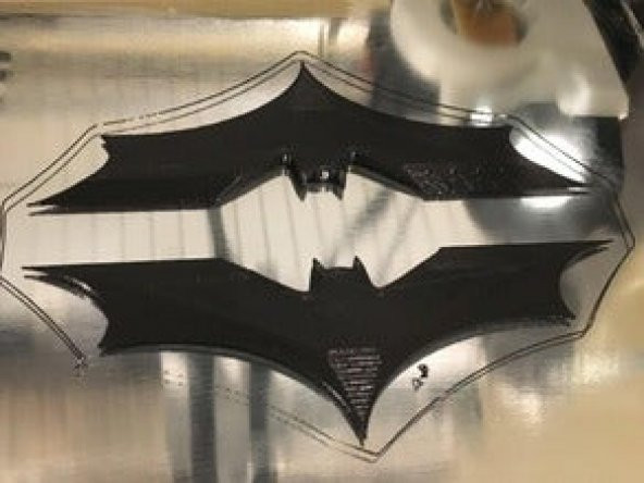 Batman Kara Şövalye Sembolü Dekor Hediyelik Süs Eşyası Masaüstü - Resim 7