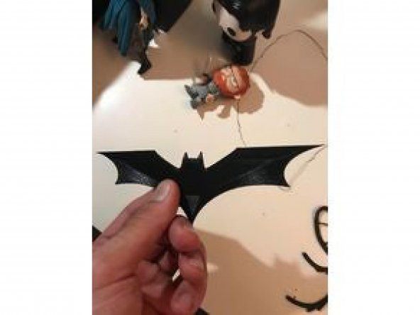 Batman Kara Şövalye Sembolü Dekor Hediyelik Süs Eşyası Masaüstü - Resim 12