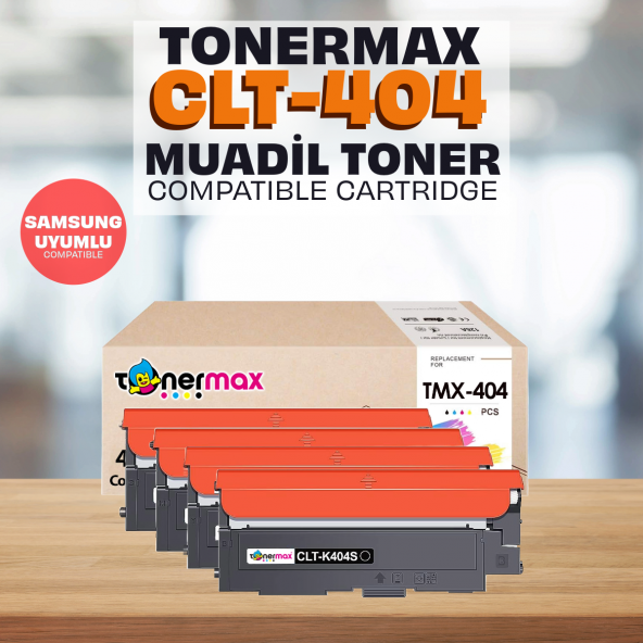 Samsung Xpress C480 Muadil Toner / CLT-K404S / CLT-M404S / CLT-C404S / CLT-Y404S ürün görseli 1