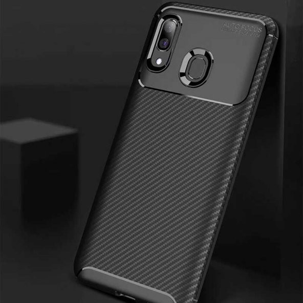Galaxy A20 Kılıf Zore Negro Silikon - Resim 4