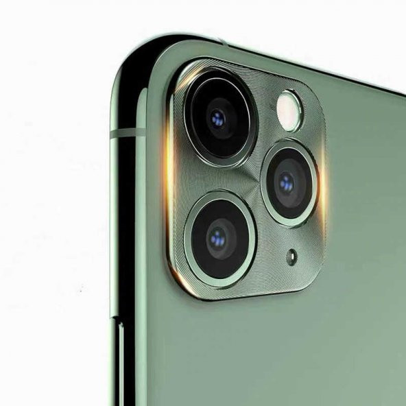 Apple iPhone 11 Pro Max Zore Metal Kamera Koruyucu - Resim 2