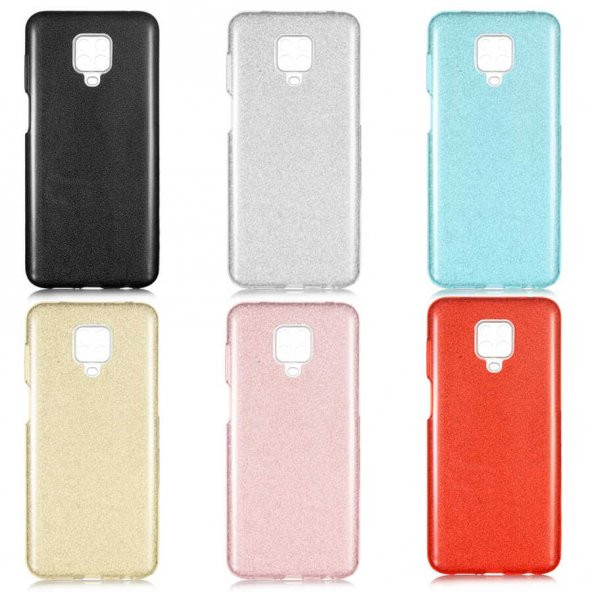 Xiaomi Redmi Note 9S Kılıf Zore Shining Silikon - Resim 5