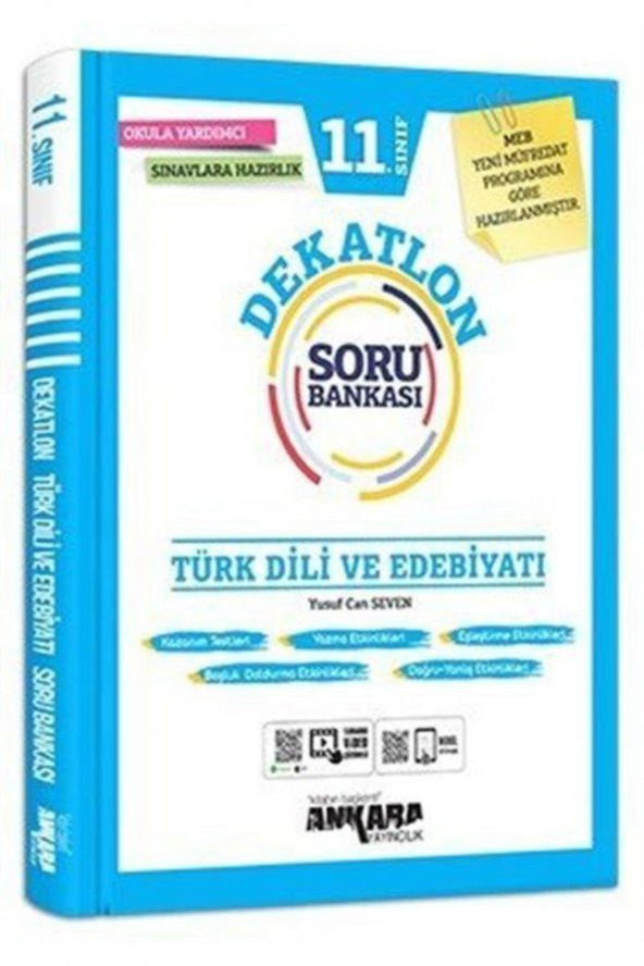 ANKARA 11.SINIF DEKATLON EDEBİYAT SORU BANKASI ürün görseli 1