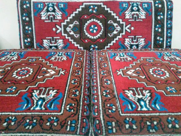 Şark Köşesi Otantik Minder ve Yastık Seti, Yastık ve minderli ürün görseli 1