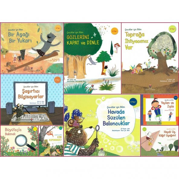 Tübitak Çocuklar için Popüler Bilim (6+ Yaş) 9 Kitap (Set-2) ürün görseli 1