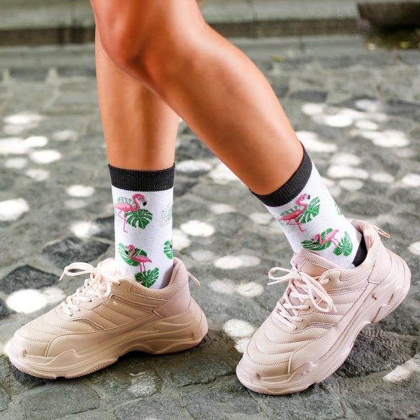 Colorcool Kadın Çorap Flamingo - Resim 2