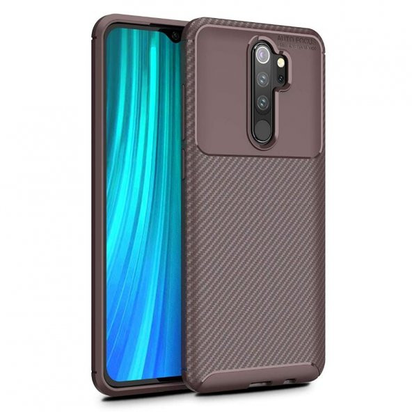 Teleplus Xiaomi Redmi Note 8 Pro Kılıf Negro Karbon Silikon - Resim 4