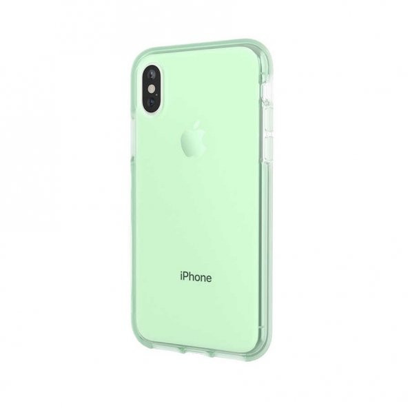 iPhone XS Max Kılıf Ice Cube Hibrit Sert Silikon - Resim 3
