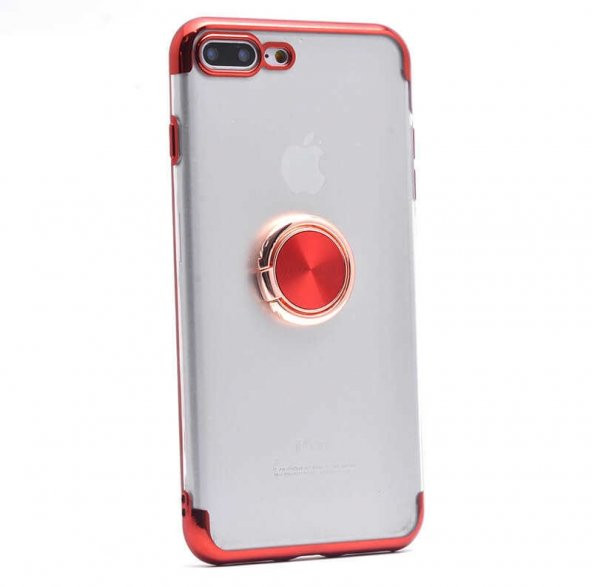 Teleplus iPhone 8 Plus Kılıf Lazer Yüzüklü Silikon - Resim 4