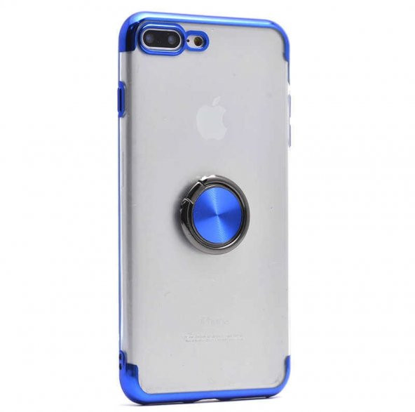 Teleplus iPhone 8 Plus Kılıf Lazer Yüzüklü Silikon - Resim 5