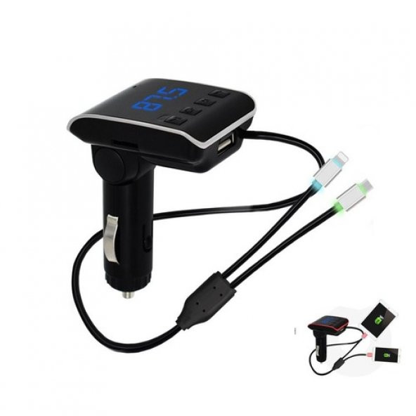 2.1A Çift Usb - Fm Transmitter - Resim 2