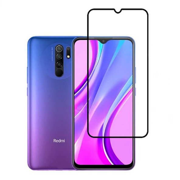 Xiaomi Redmi 9 Zore Kenarları Kırılmaya Dayanıklı Cam Ekran Koruyucu ürün görseli 1