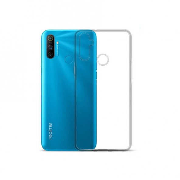 Realme C3 Kılıf Zore Süper Silikon - Resim 3