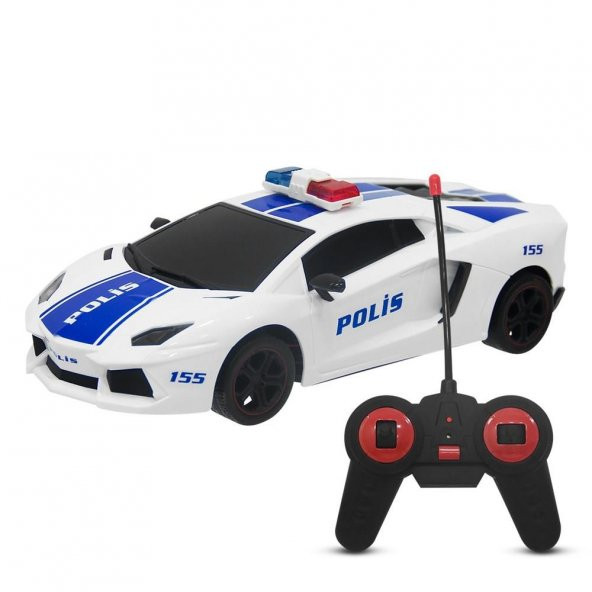 Toysan Uzaktan Kumandalı Şarjlı 1:16 Polis Arabası TOY-08 ürün görseli 1