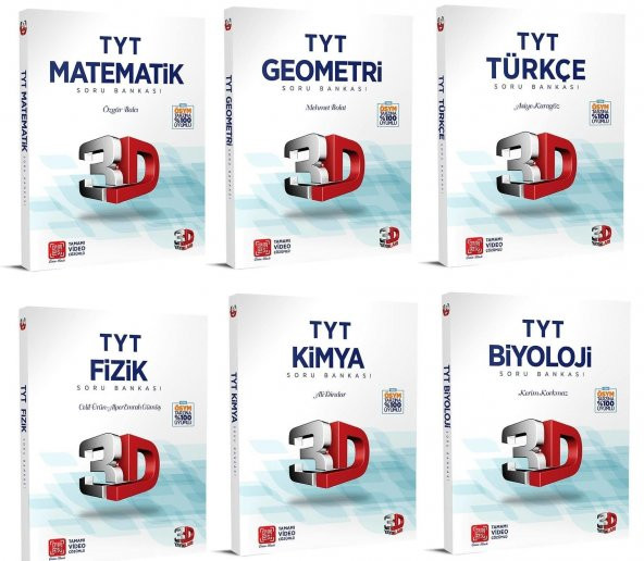 3D Yayınları Tyt Sayısal Soru Bankası Seti 2023 ürün görseli 1
