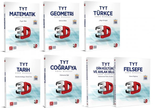 3D Yayınları Tyt Sözel Eşit Ağırlık Soru Bankası Seti 2023 ürün görseli 1